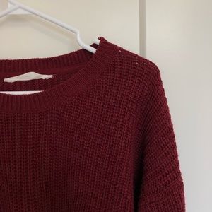 Red Knit Sweater